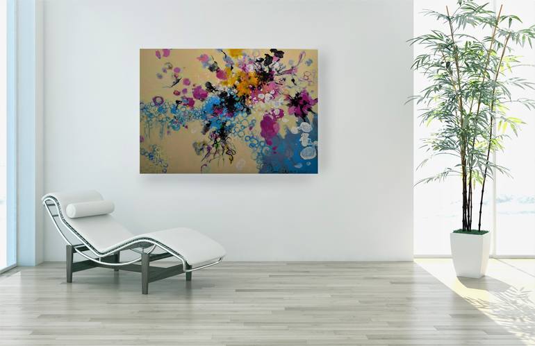 Original Expressionism Abstract Painting by Paul Chang