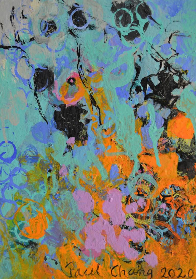 Original Abstract Painting by Paul Chang