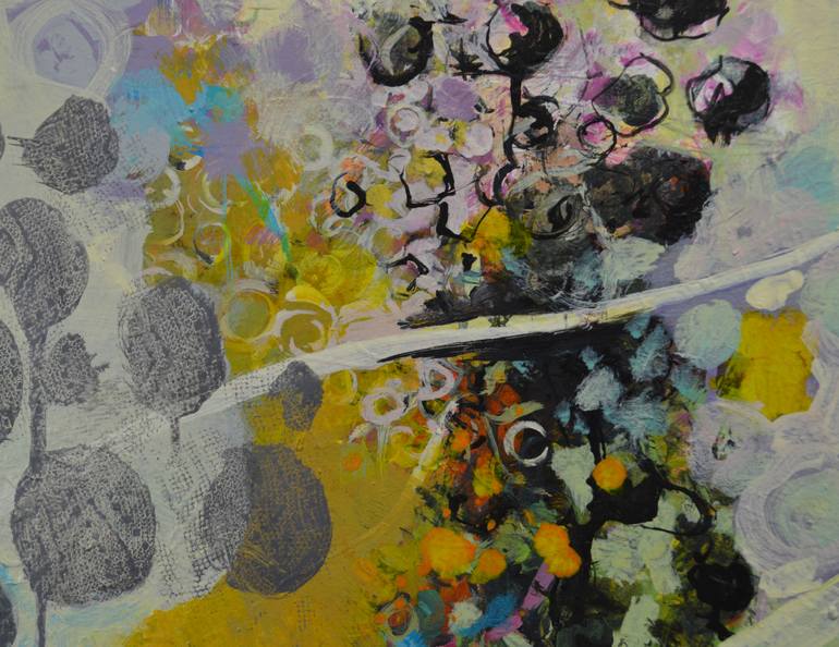 Original Abstract Expressionism Abstract Painting by Paul Chang