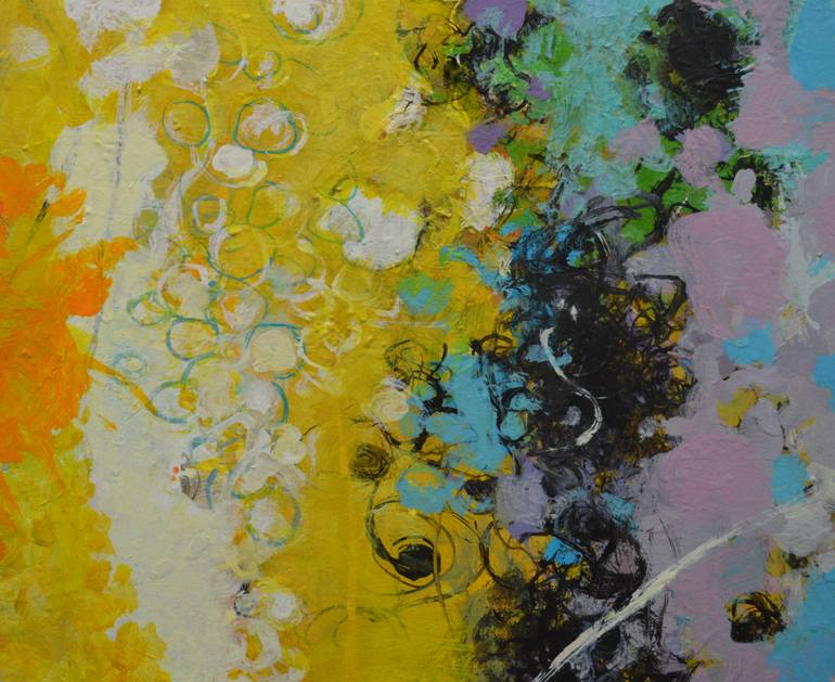 Original Abstract Expressionism Abstract Painting by Paul Chang