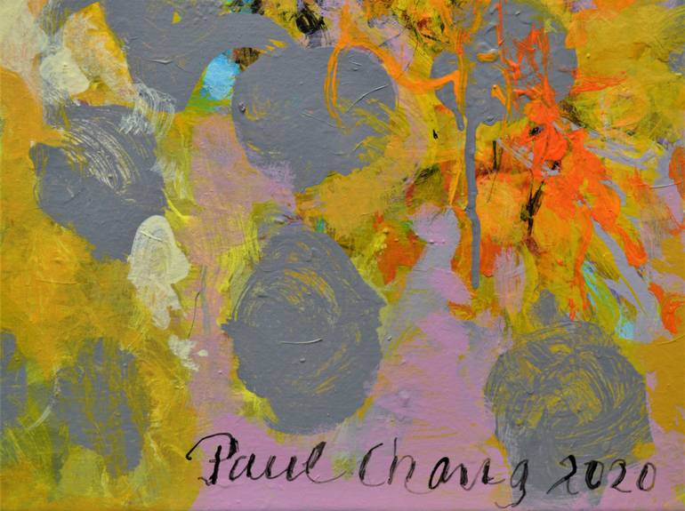 Original Abstract Expressionism Abstract Painting by Paul Chang