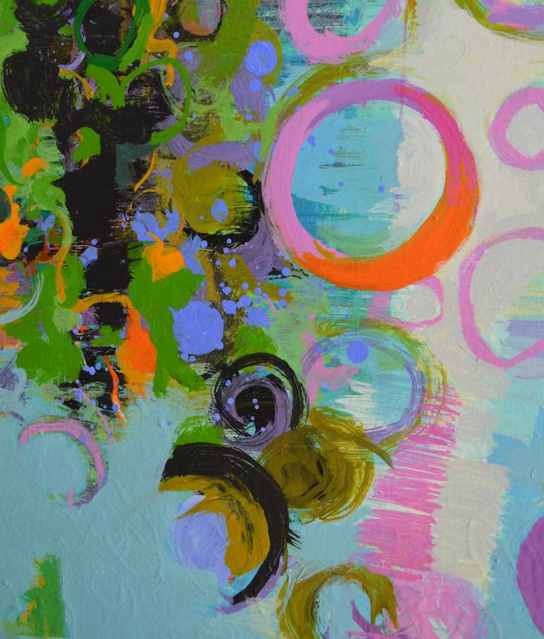 Original Abstract Expressionism Abstract Painting by Paul Chang