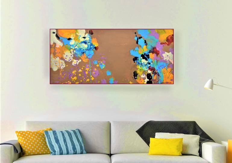 Original Abstract Expressionism Abstract Painting by Paul Chang