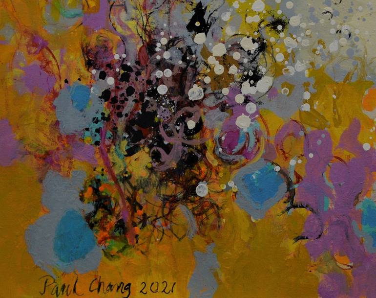 Original Abstract Painting by Paul Chang