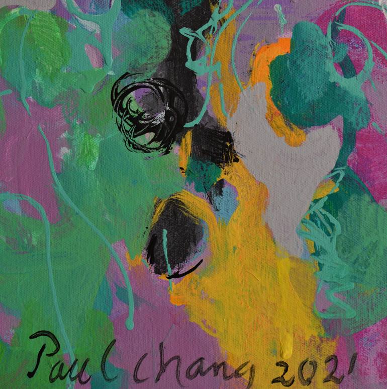 Original Abstract Expressionism Abstract Painting by Paul Chang