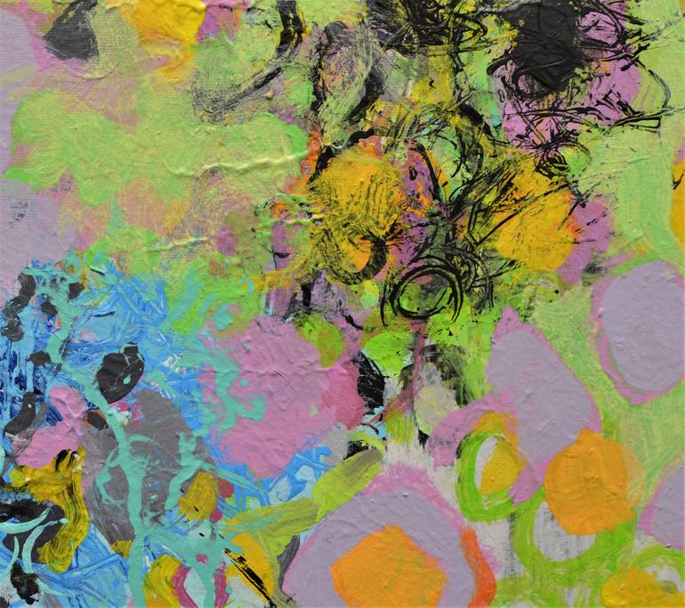 Original Abstract Expressionism Abstract Painting by Paul Chang