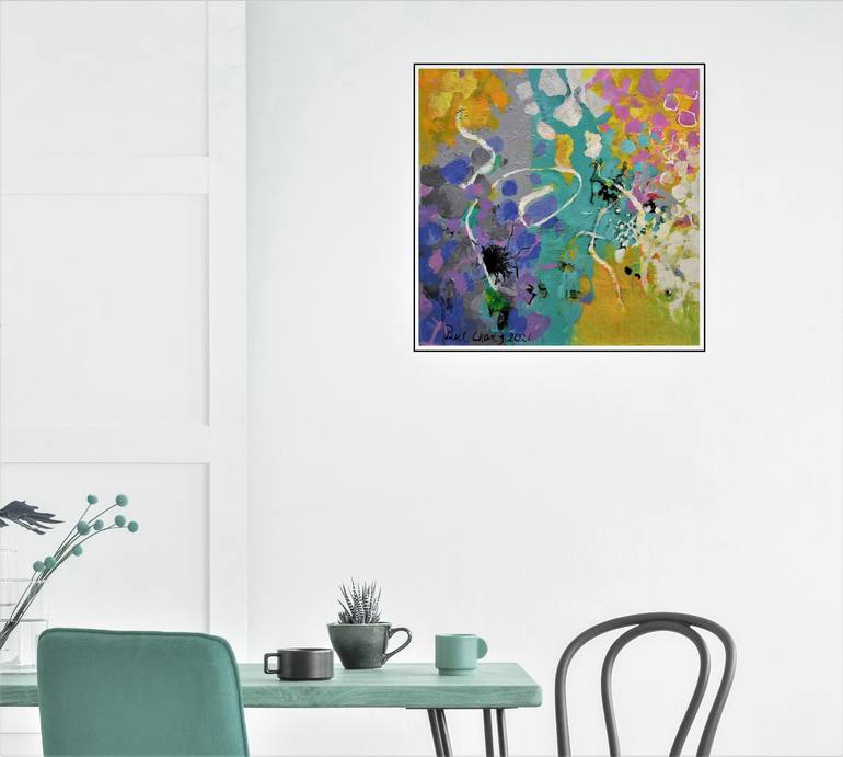 Original Abstract Painting by Paul Chang