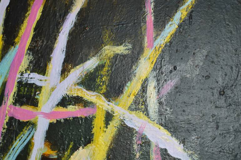 Original Abstract Expressionism Abstract Painting by Paul Chang