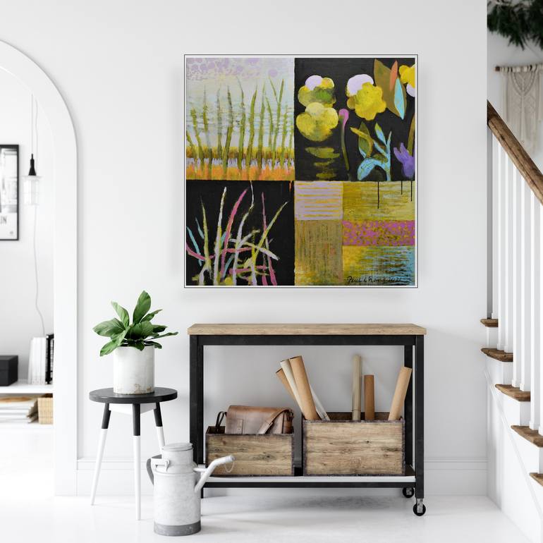 Original Abstract Expressionism Abstract Painting by Paul Chang