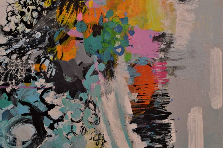 Original Abstract Expressionism Abstract Painting by Paul Chang
