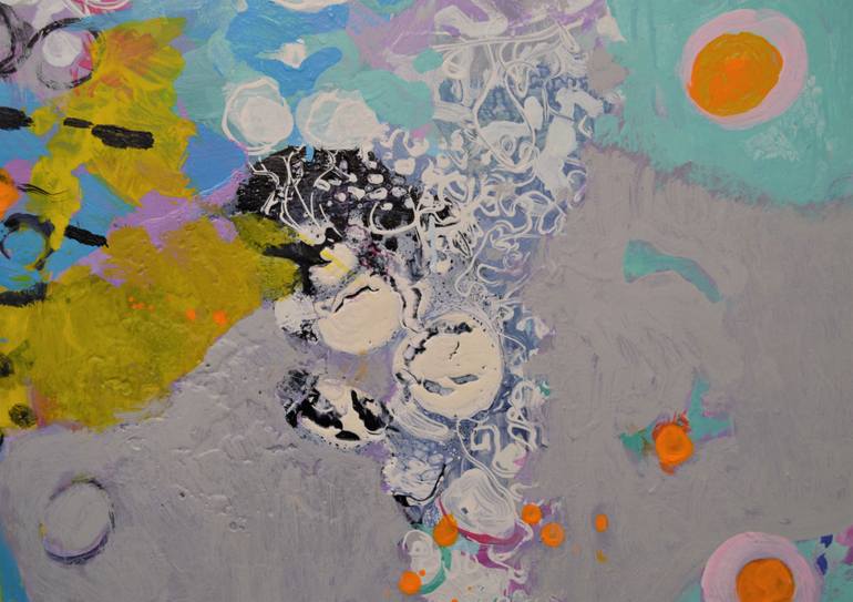 Original Abstract Expressionism Abstract Painting by Paul Chang