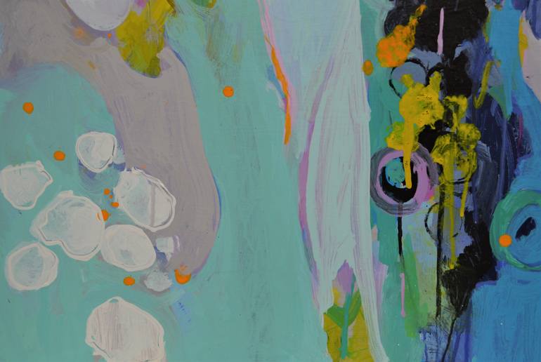 Original Abstract Expressionism Abstract Painting by Paul Chang