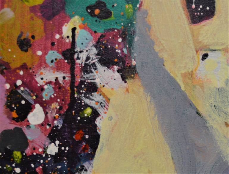 Original Abstract Expressionism Abstract Painting by Paul Chang