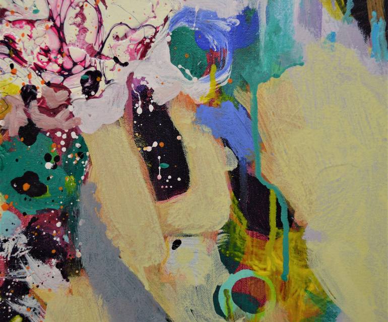 Original Abstract Expressionism Abstract Painting by Paul Chang