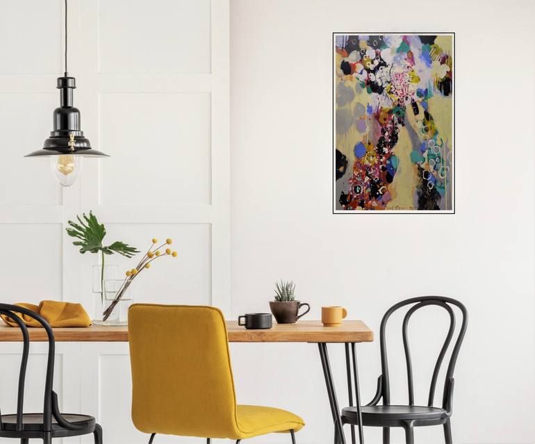 Original Abstract Expressionism Abstract Painting by Paul Chang