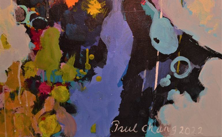 Original Abstract Painting by Paul Chang