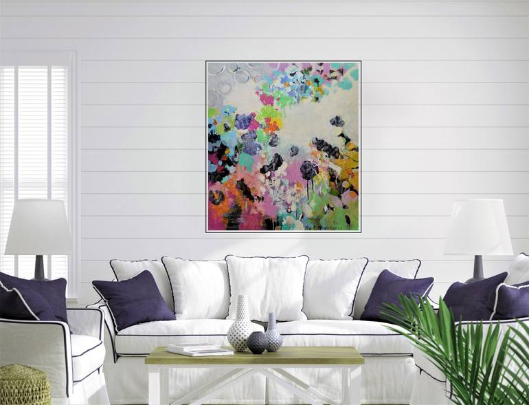 Original Abstract Expressionism Abstract Painting by Paul Chang