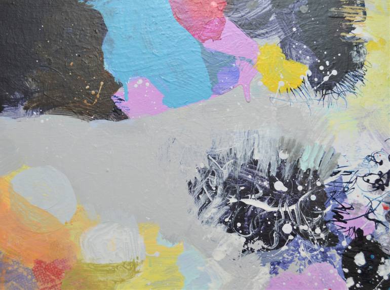 Original Abstract Expressionism Abstract Painting by Paul Chang