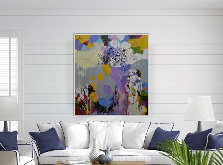 Original Abstract Expressionism Abstract Painting by Paul Chang