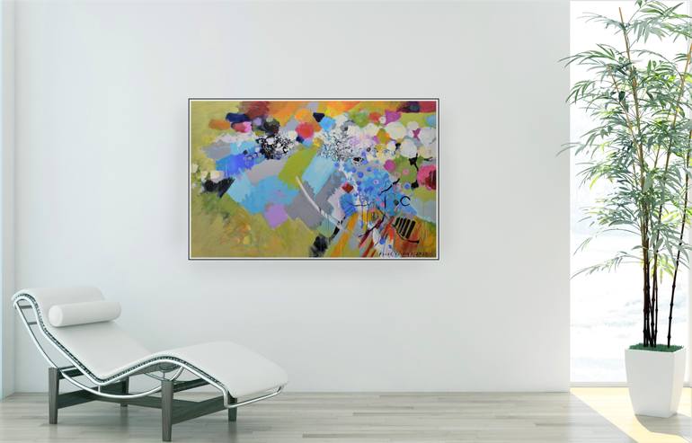 Original Abstract Expressionism Abstract Painting by Paul Chang
