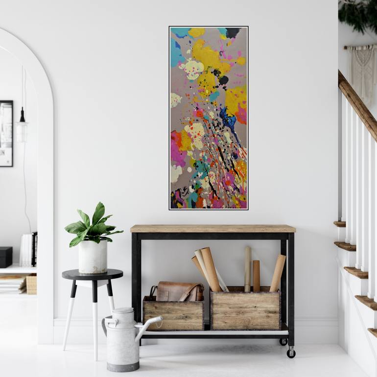 Original Abstract Expressionism Abstract Painting by Paul Chang