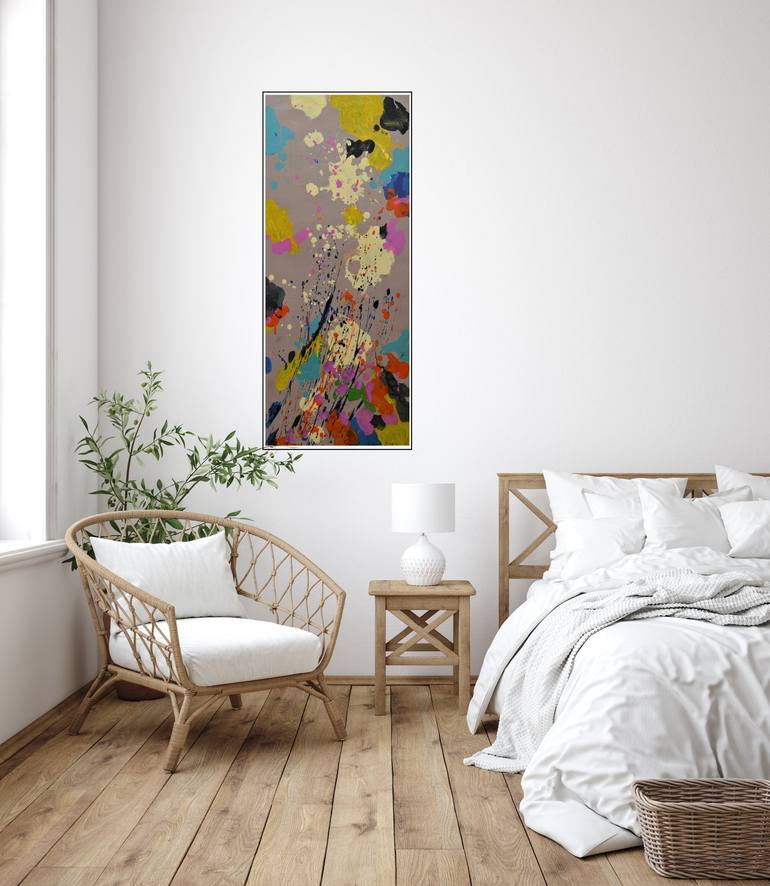 Original Abstract Expressionism Abstract Painting by Paul Chang