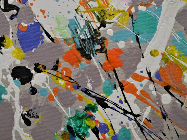 Original Abstract Expressionism Abstract Painting by Paul Chang