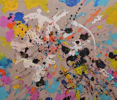 Original Abstract Expressionism Abstract Paintings by Paul Chang