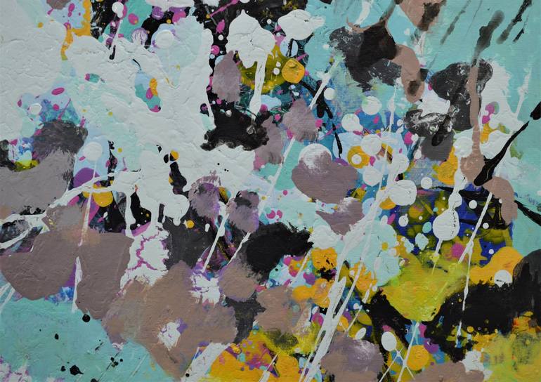 Original Abstract Expressionism Abstract Painting by Paul Chang