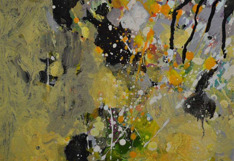 Original Abstract Expressionism Abstract Painting by Paul Chang