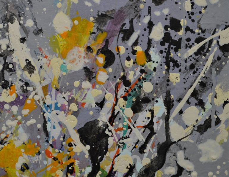 Original Abstract Expressionism Abstract Painting by Paul Chang