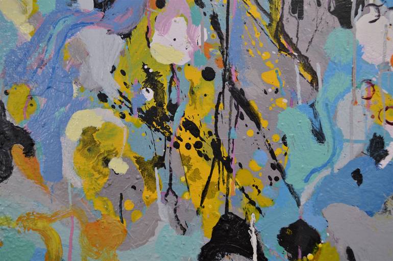 Original Abstract Expressionism Abstract Painting by Paul Chang