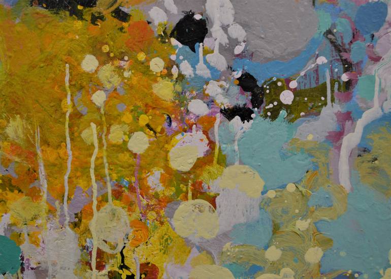 Original Abstract Expressionism Abstract Painting by Paul Chang