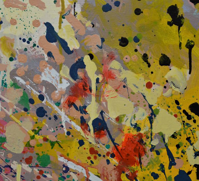 Original Abstract Expressionism Abstract Painting by Paul Chang