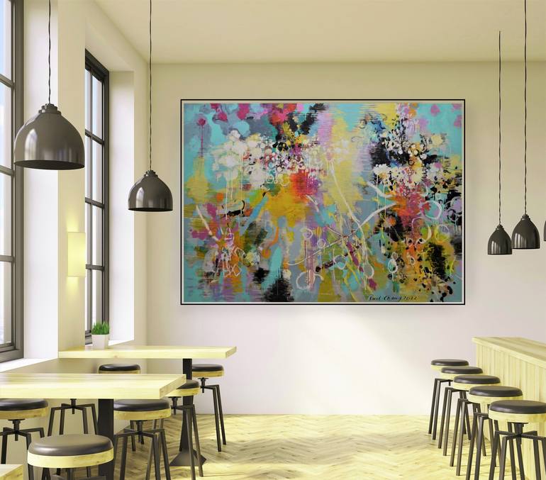 Original Abstract Painting by Paul Chang