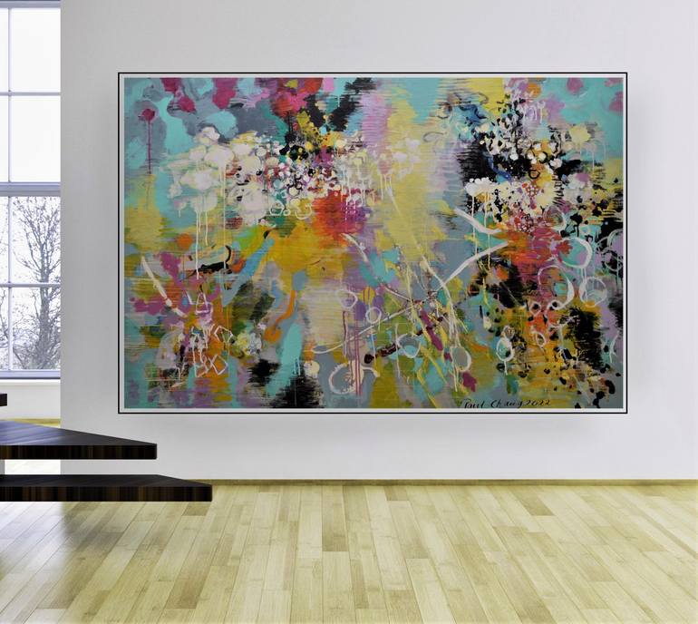 Original Abstract Painting by Paul Chang