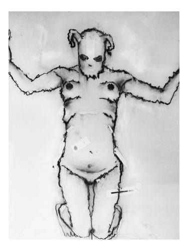 Original Figurative Erotic Drawings by Lee Landell