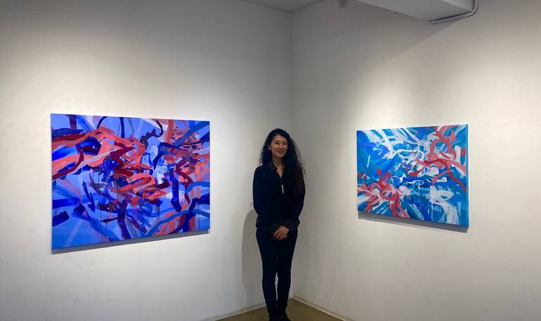 Original Contemporary Abstract Painting by Lacey Kim