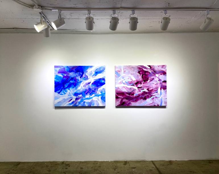 Original Contemporary Abstract Painting by Lacey Kim