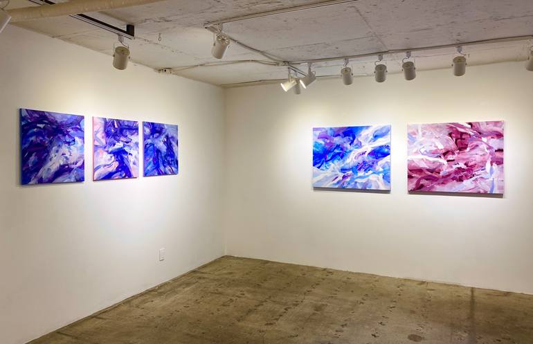 Original Abstract Expressionism Abstract Painting by Lacey Kim