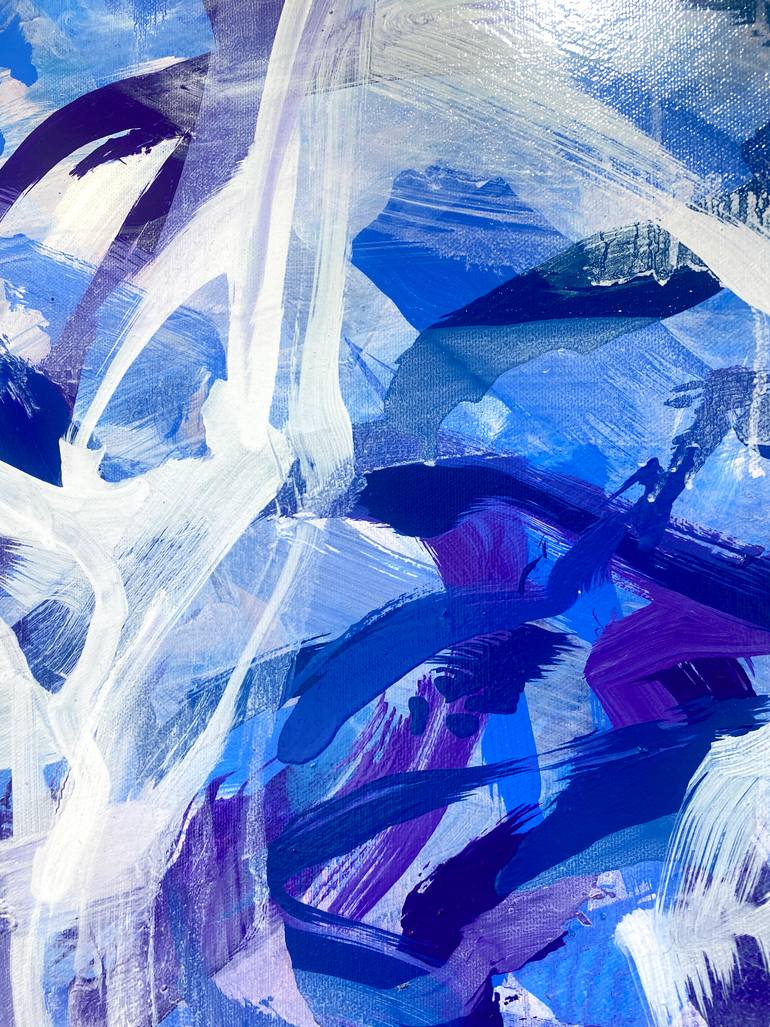 Original Abstract Expressionism Abstract Painting by Lacey Kim