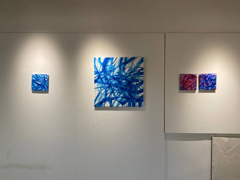 Original Abstract Expressionism Abstract Painting by Lacey Kim