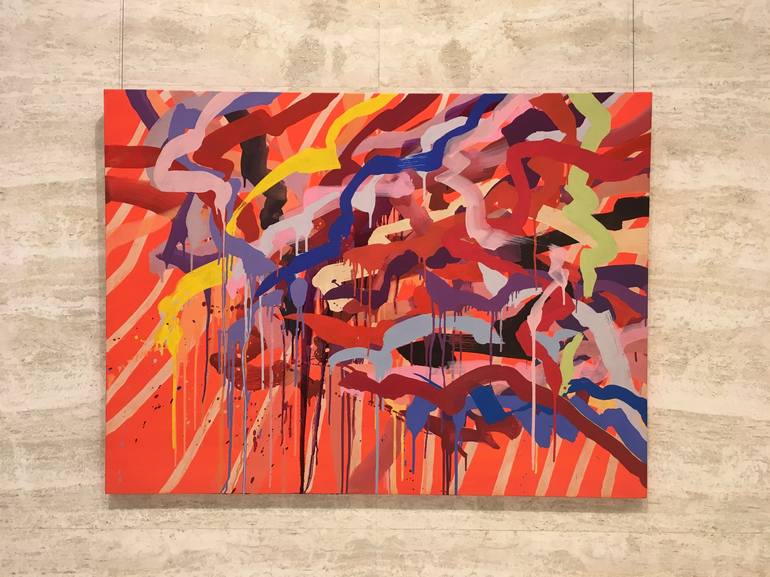 Original Abstract Painting by Lacey Kim