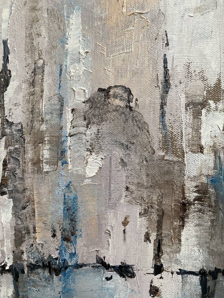 Original Abstract Expressionism Abstract Painting by Ginny Nagy