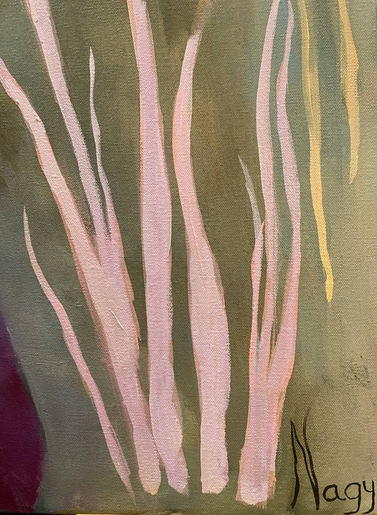 Original Abstract Expressionism Animal Painting by Ginny Nagy