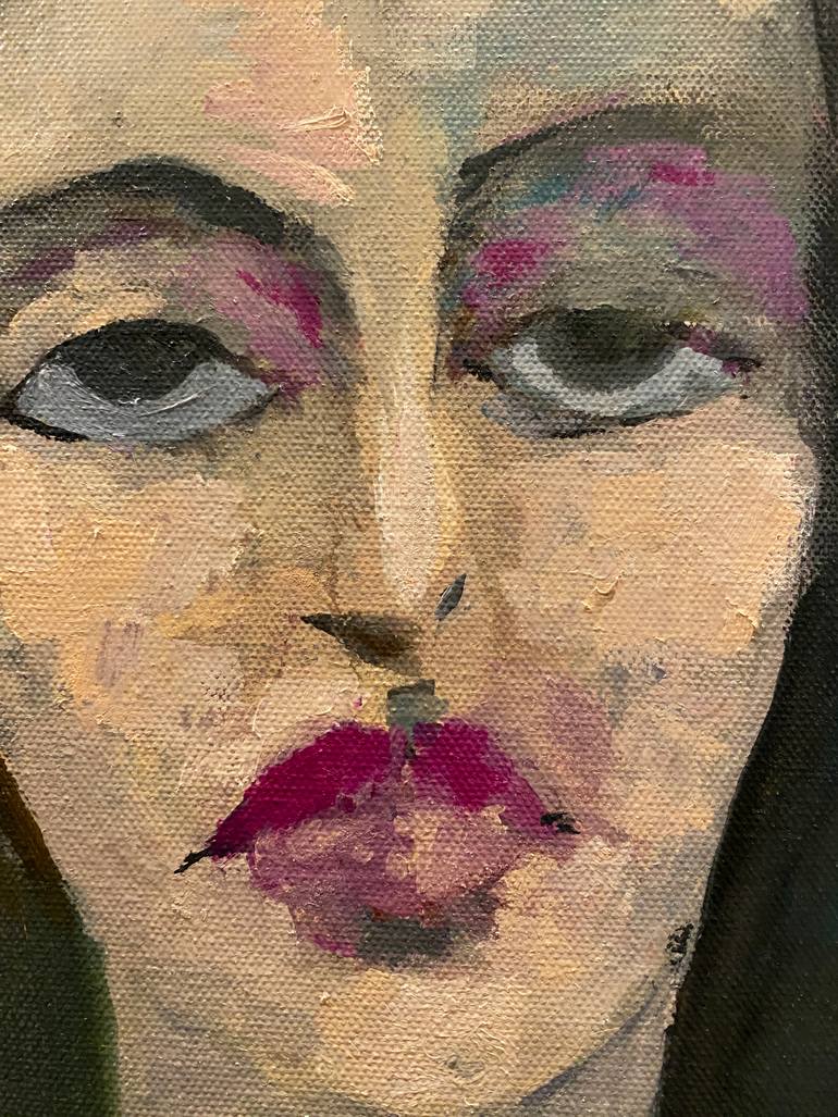 Original Abstract Expressionism Animal Painting by Ginny Nagy