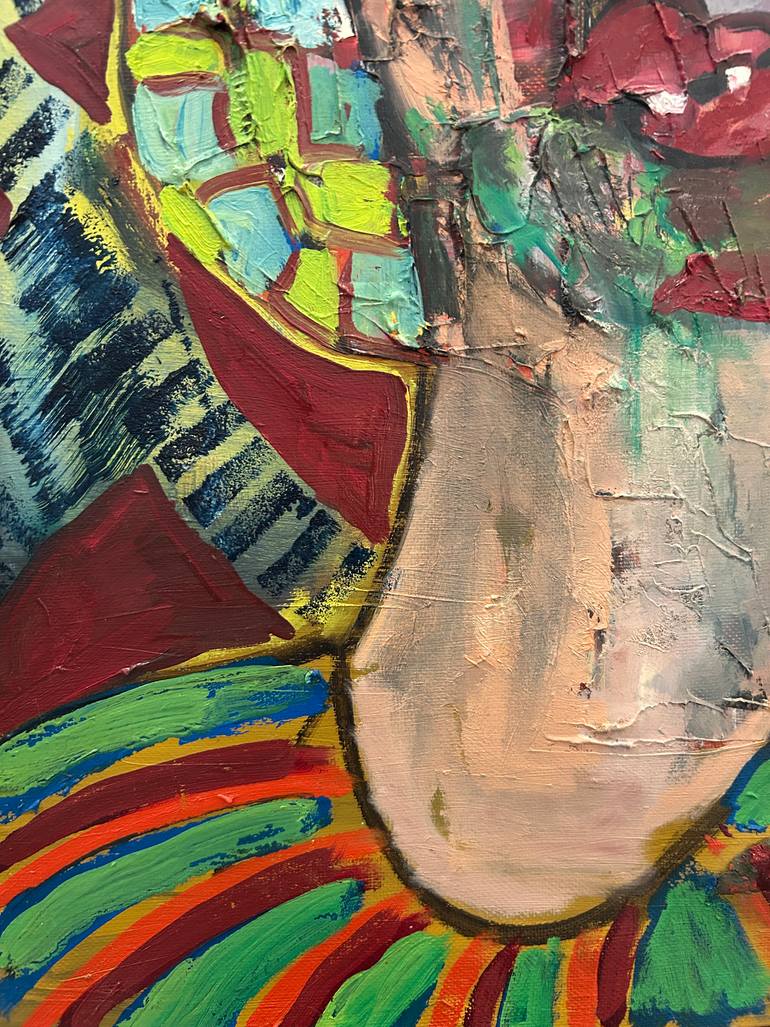 Original Abstract Expressionism Abstract Painting by Ginny Nagy