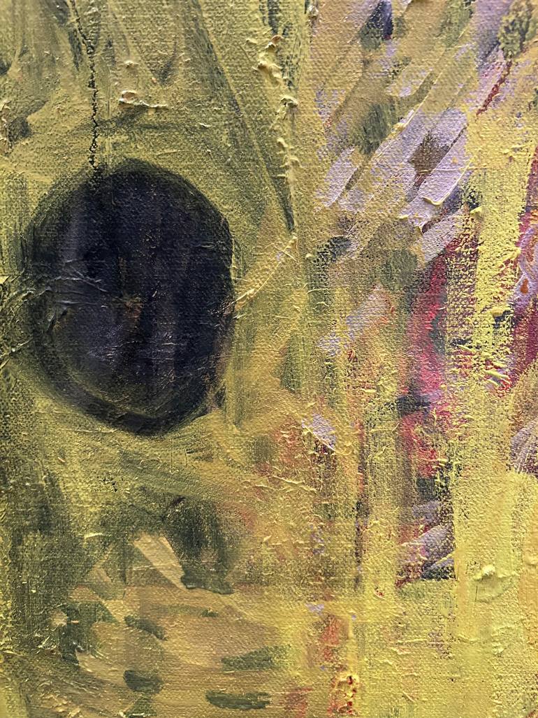 Original Abstract Expressionism Abstract Painting by Ginny Nagy