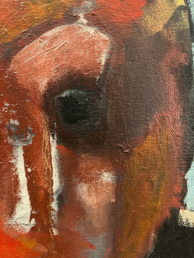 Original Abstract Expressionism Abstract Painting by Ginny Nagy
