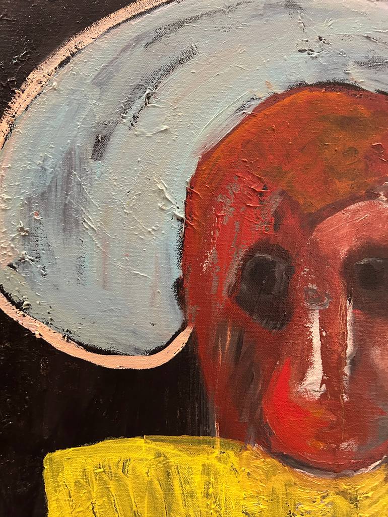 Original Abstract Expressionism Abstract Painting by Ginny Nagy